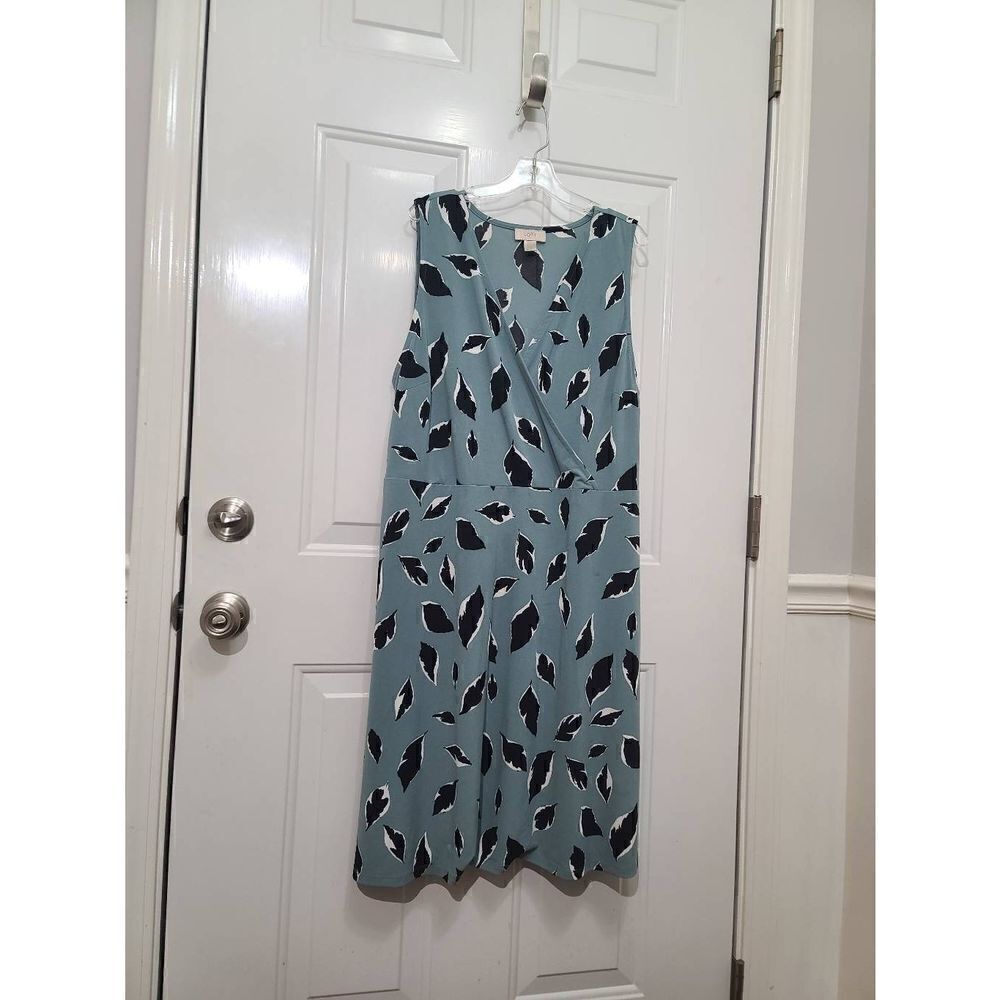 Loft Maxie Dress Knee Length Valentines Size L